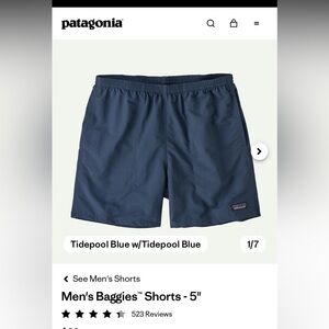 Patagonia Men's Baggies Shorts